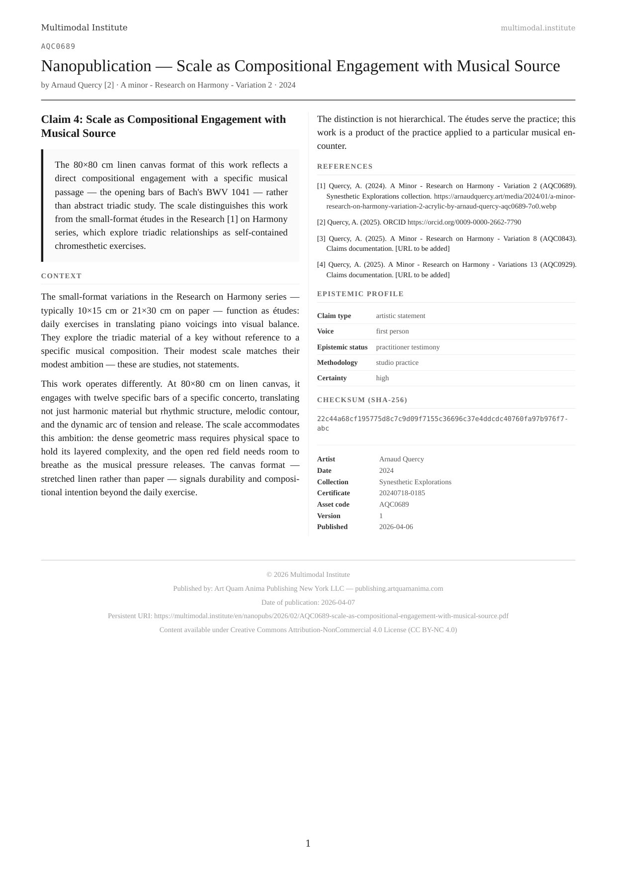 Scale as Compositional Engagement with Musical Source
