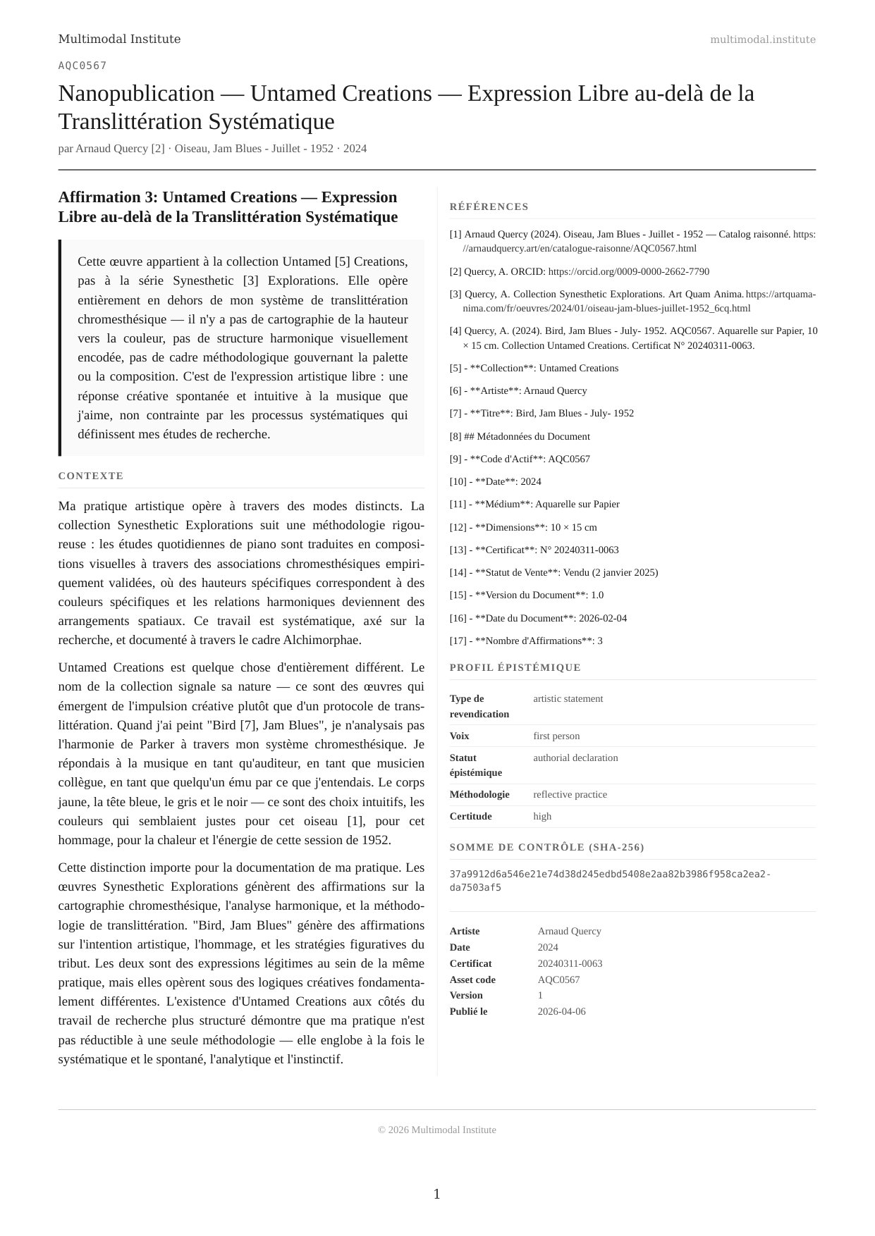 Untamed Creations — Free Expression Beyond Systematic Transliteration